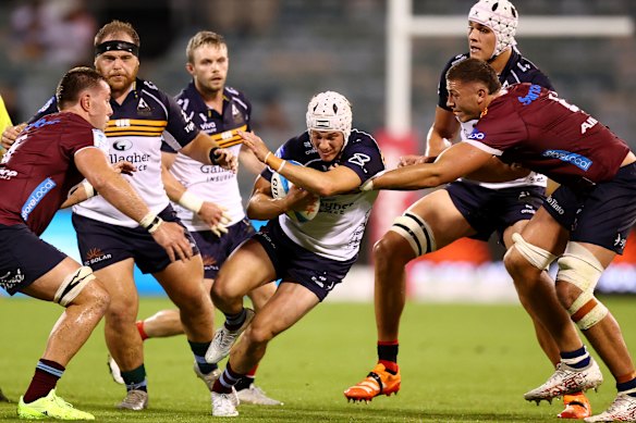 Declan Meredith’s ability as a running playmaker on display against the Reds