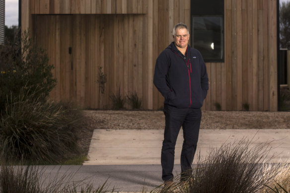 Brendan Condon, the developer of the Cape Paterson estate, south-east of Melbourne.