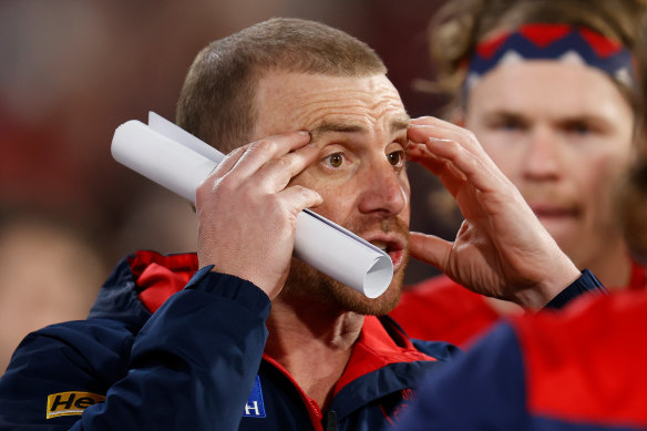 Demons coach Simon Goodwin.