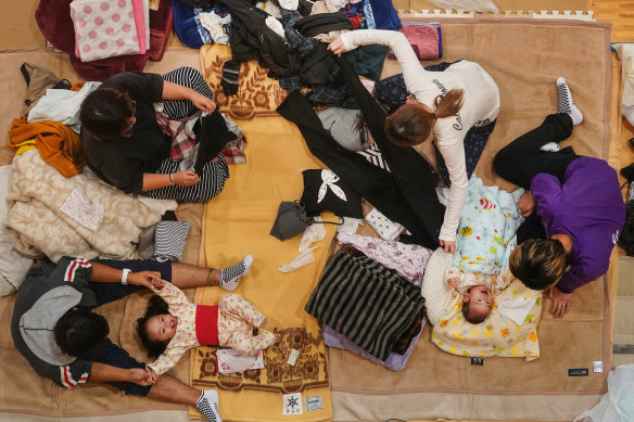 Evacuation, as seen here in Koriyama, Japan, could be the best response to increasingly frequent natural disasters such as Typhoon Hagibis.