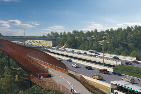 The North East Link could look a lot like this.