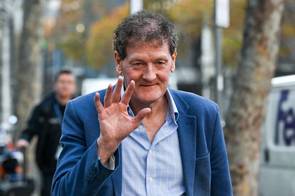 Ricky Nixon during a previous appearance at Melbourne Magistrates’ Court.