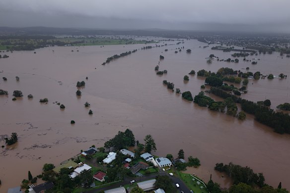 Taree has been inundated by a record-breaking flood this week.