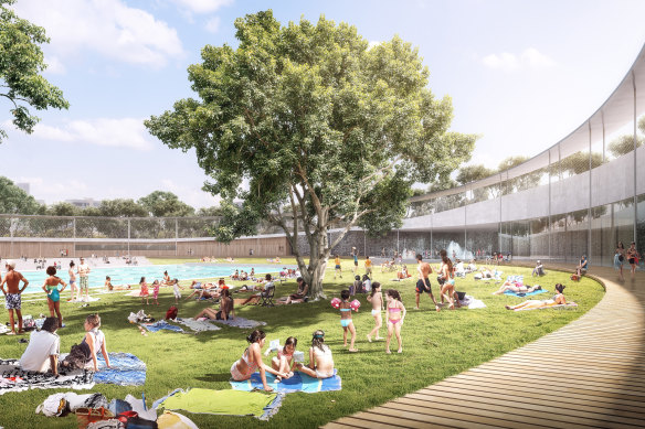 The designs for the new Parramatta pool have been unveiled. The project is due to be completed in 2023.