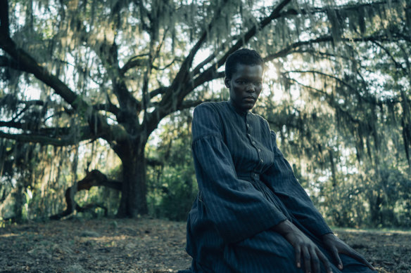 Sheila Atim plays Cora’s mother, Mabel, in The Underground Railroad.