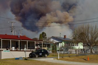 Four homes were lost in the Tenterfield fire. 