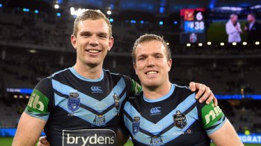 Tom and Jake Trbojevic played starring roles for NSW in Origin II at Optus Stadium.