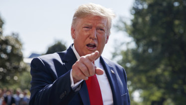 "We're doing (it) just for Christmas season, just in case some of the tariffs could have an impact.": President Trump.