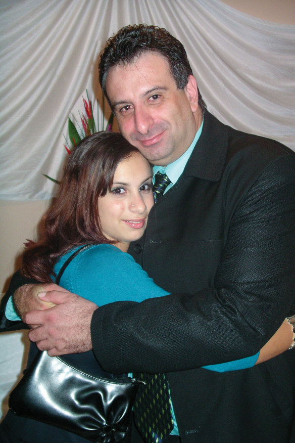 A younger Mariam with her father Kamalle.
