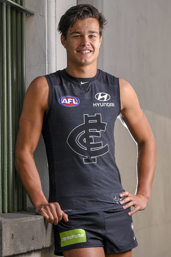 Jack Silvagni, pictured in 2017.
