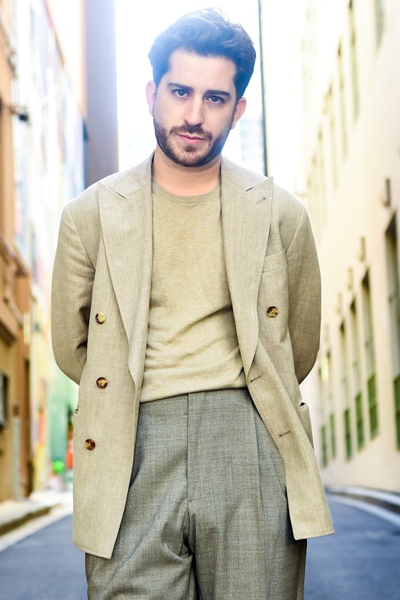 Designer Christian Kimber launched denim as part of his menswear collection at Melbourne Fashion Festival.