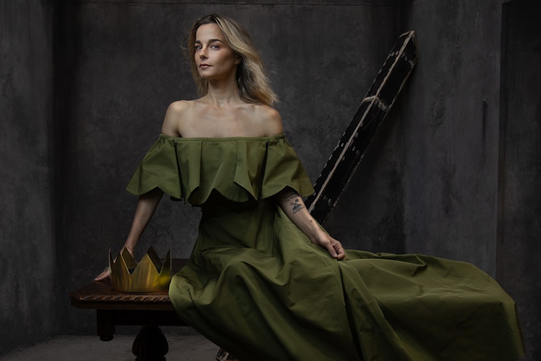 Bojana Novakovic plays Shakespeare's evil queen in Macbeth (An Undoing) at Malthouse Theatre