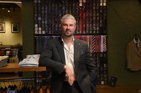 Veteran rag trader David Jackson says his business is selling more suits than ever.