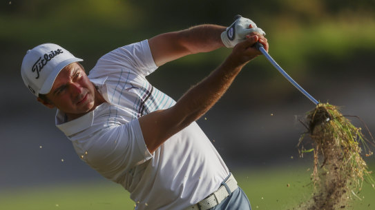 David Micheluzzi during last year’s Australian Open.