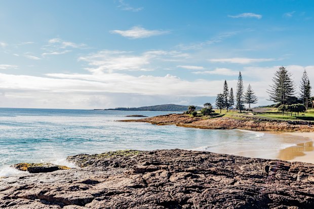 Eight kids across two families for a  two-week break of salt, sun, sand  and fishing at Horseshoe Bay.