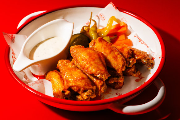 Look out for classic buffalo wings at JollyGood Diner, Collingwood.