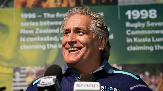 Big job ahead: Australia's new director of rugby Scott Johnson.