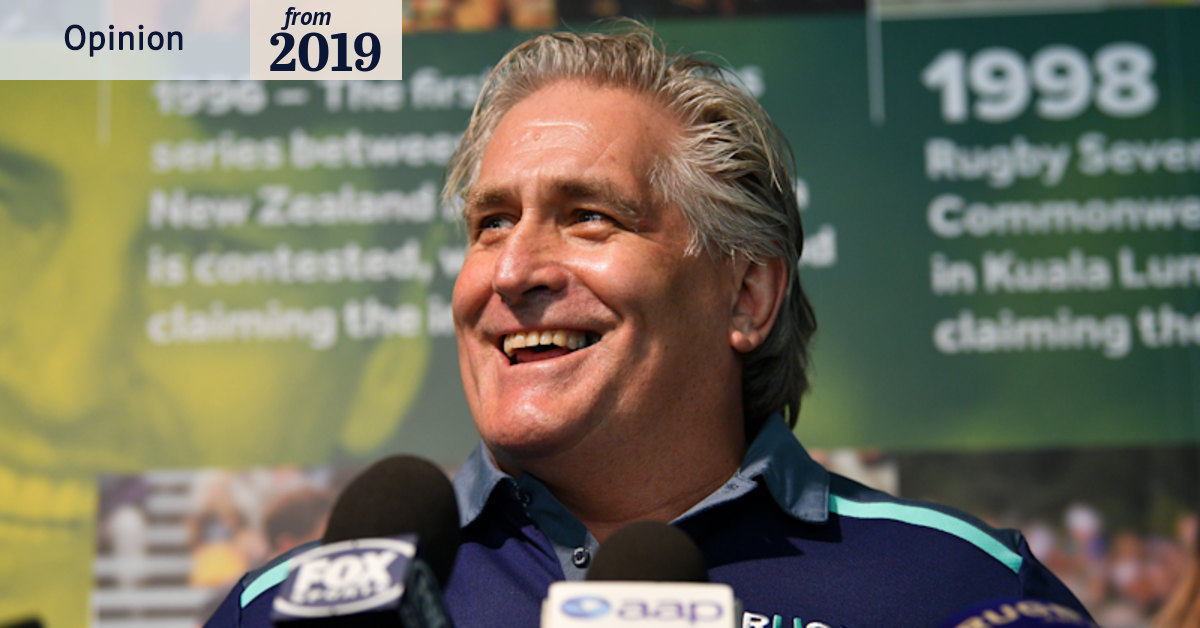 Scott Johnson has a fighting chance of saving Australian rugby