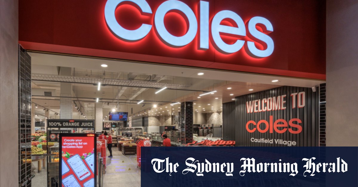 Le personnel de Coles a été invité à « aider » les acheteurs à scanner les articles volumineux aux caisses libre-service afin d’endiguer le vol.