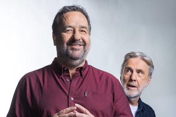 Mick Molloy (left) and Glenn Robbins