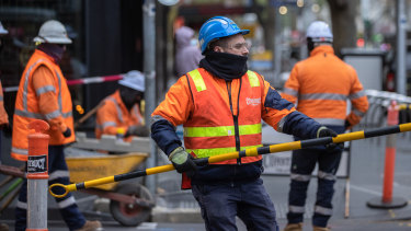 Men make up 87 per cent of construction workers in Australia’s highly gender segregated workforce.