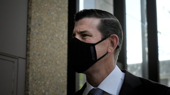 Ben Roberts-Smith outside Federal Court.