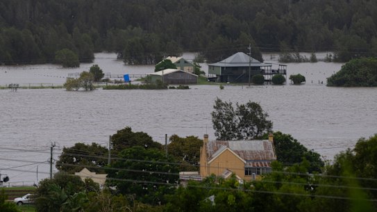 The Clarence River flood in northern NSW in March 2025.