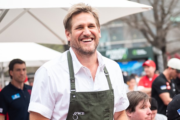 Curtis Stone hosts a lunch for fans during the AFL Grand Final Footy Festival at Melbourne Cricket Ground on September 25, 2026 in Melbourne, Australia.