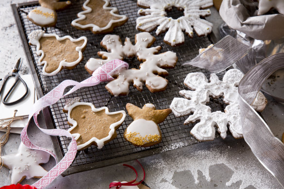 Karen Martini’s gingerbread Christmas cookies.

