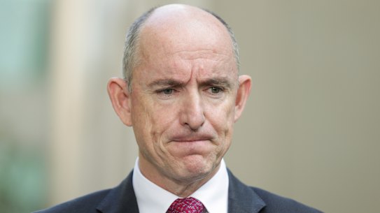 Services Australia awarded a $3.59 million contract to a friend of Stuart Robert, when he was the minister responsible.