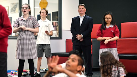 Wayne Haworth experienced the challenges of school zoning while working at Mount Alexander College in Flemington.