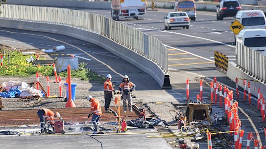Work on Melbourne’s West Gate Tunnel project came to a halt in 2019.