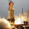 An Arrow anti-ballistic missile interceptor being test launched.