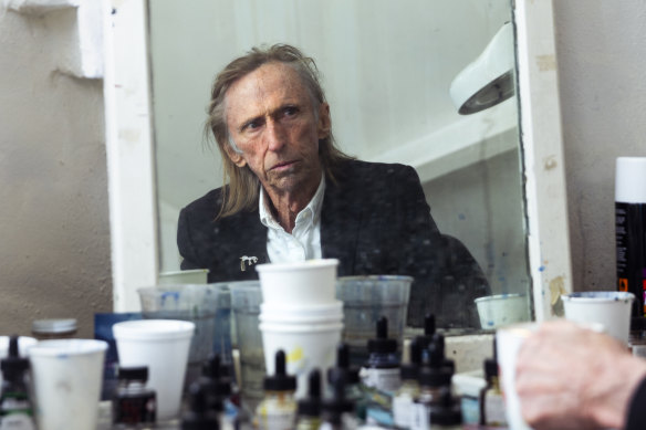 Reg Mombassa at home in his Sydney studio.