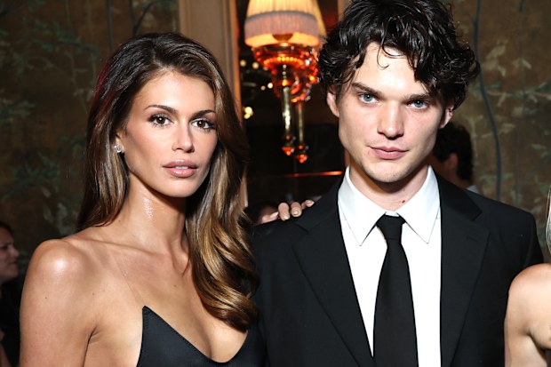 Kaia Gerber, Homer Gere and Hayes Warner at The Shards World Premiere at SVA Theater on July 27, 2026 in New York City.