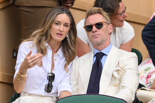 Storm Keating and Ronan Keating Wimbledon 2026
