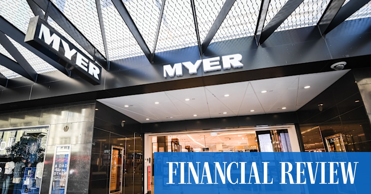 Myer shareholder Investors Mutual sees potential conflict of interest with Solomon Lew's Premier nominee Terry McCartney - Vimarsana News