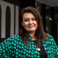 Karen Martini outside ACMI before Hero opened in 2021.