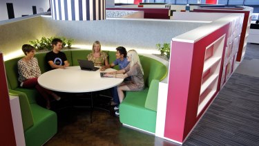 Workers in Google's Sydney offices back in 2011.