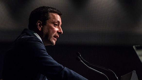 Victorian Opposition Leader Matthew Guy. 