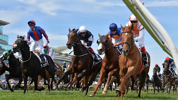 Craig Williams' decision to lead on Vow And Declare, right in the orange, proved decisive.