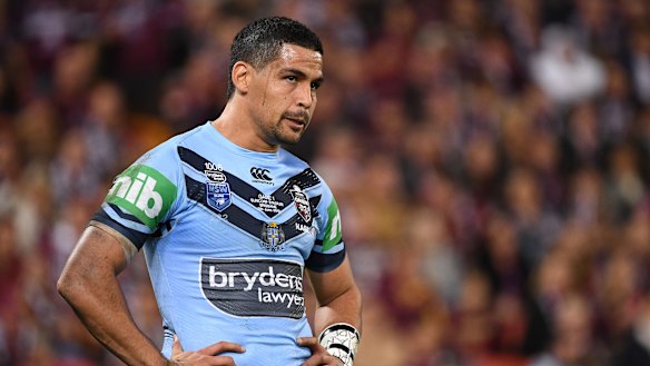 Tough outing: Cody Walker did not enjoy the Origin debut would have liked.