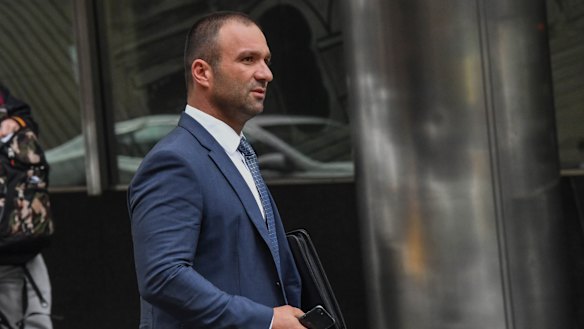 Developer Raman Shaqiri is involved with building works at a worksite in Hawthorn East.