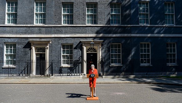 Theresa May announces her resignation on Friday.