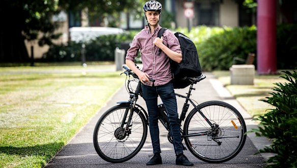 "You are risking your life every day you work": food delivery rider Alex Roxborough.