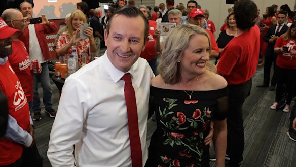 Mark McGowan has won by a record-breaking margin.