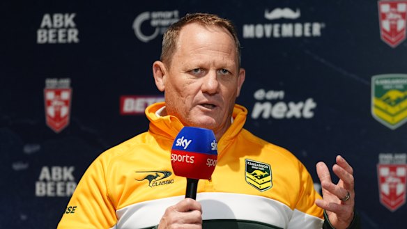 Passionate Australia coach Kevin Walters.