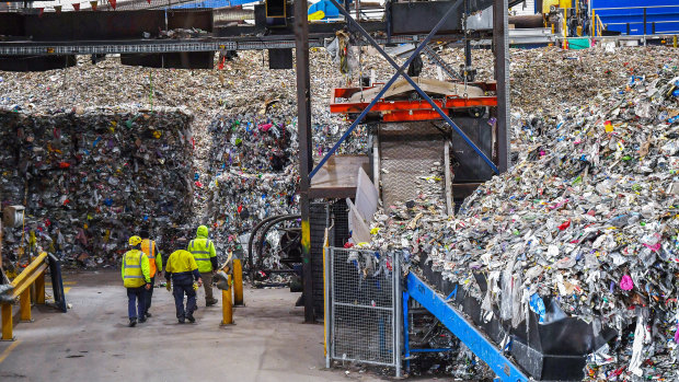 The clean-up at SKM's Laverton North plant last month.