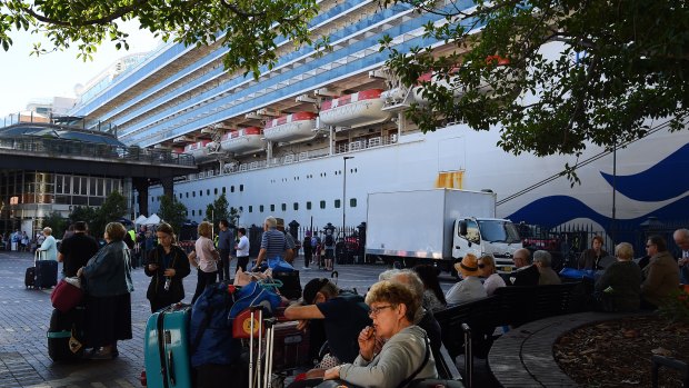 Ruby Princess cruise passengers arrived in Australia five days ahead of schedule after the government urged overseas Australians to return home. 