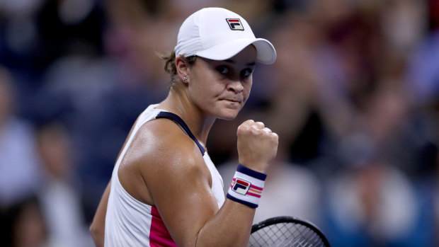 Ash Barty has advanced to the third round in straight sets.